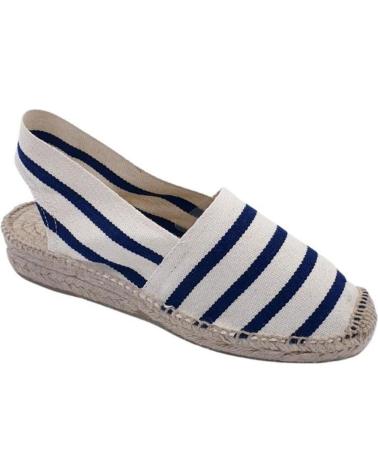Sandalias de Mujer RAMONCINAS ALPARGATA ESPARTO CUNA VARIOS 26666 AZUL
