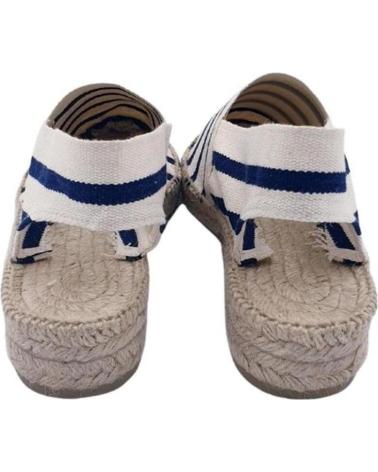 Sandalias de Mujer RAMONCINAS ALPARGATA ESPARTO CUNA VARIOS 26666 AZUL