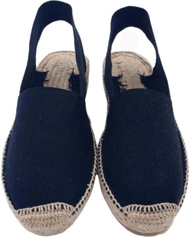 Sandalias de Mujer RAMONCINAS ALPARGATA ESPARTO CUNA VARIOS 26666 NEGRO