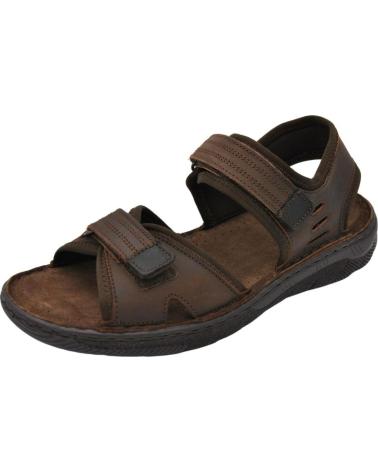 Sandalias-De-Hombre-FLUCHOS---SANDALIAS-DE-PIEL-PARA-HOMBRE-PLANTILLA-ACOLCHAD-MARRON-NEGRO