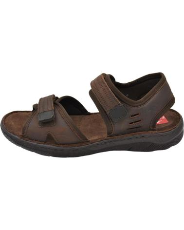 Sandalias-De-Hombre-FLUCHOS---SANDALIAS-DE-PIEL-PARA-HOMBRE-PLANTILLA-ACOLCHAD-MARRON-NEGRO