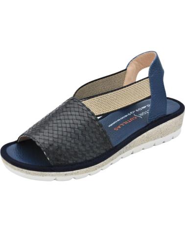 Sandalias-De-Mujer-D`CUTILLAS-DOCTOR-CUTILLAS---SANDALIAS-PIEL-TRENZADA-MUJER-PLANILLA-MARINO