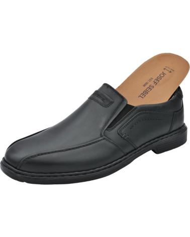 Schuhe für Herren WESTLAND JOSEF-SEIBEL - MOCASIN DE PIEL NAPPA CIERRE ELASTICOS PLA SCHWARZ