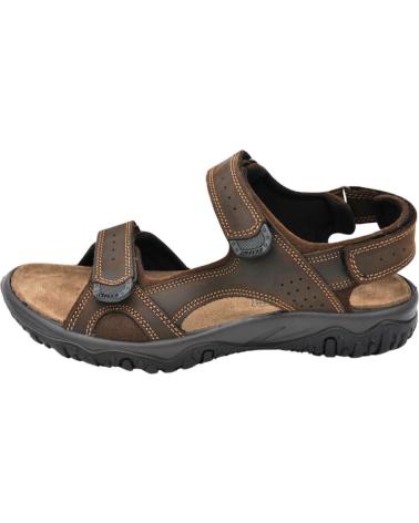 Sandali per Uomo IMAC 552870 SANDALIAS DE HOMBRE PIEL CON VELCRO MARRON MORO-MARRONE