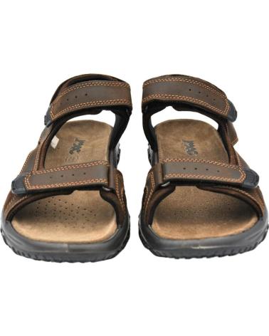Sandali per Uomo IMAC 552870 SANDALIAS DE HOMBRE PIEL CON VELCRO MARRON MORO-MARRONE