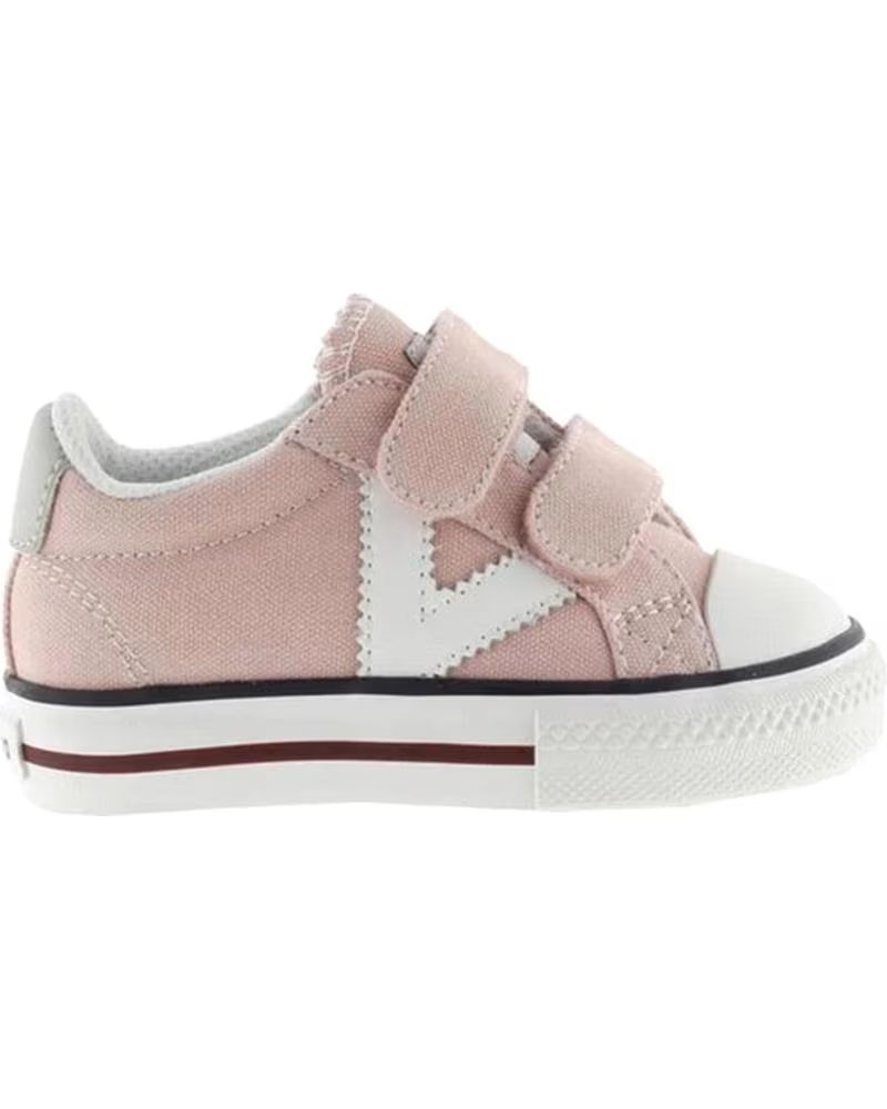 Deportivas-De-Niña-VICTORIA-ZAPATILLAS VICTORIA TRIBU 1065163N LONA ROSA CLARO CON CIERRE ADHERENTE-ROSA