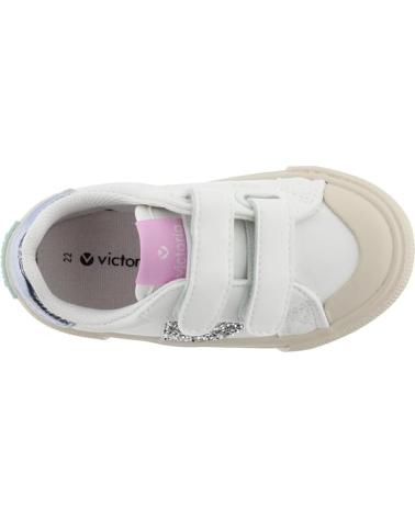 Deportivas de Niña VICTORIA DEPORTIVA 1065190 BASKET TRIBU PLATEADO