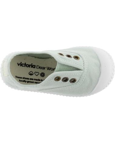 Deportivas de Niña y Niño VICTORIA ZAPATILLAS NINO MODELO 06627 COLOR VERDE MELON