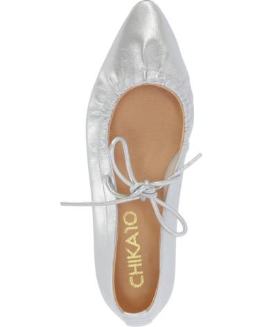 Bailarinas de Mujer CHIKA10 BAILE 01 PLATA-SILVER