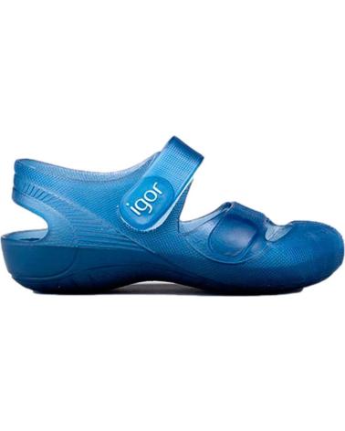 Chinelos de Menina e Menino IGOR CANGREJERA CON CIARRE DE VELCRO AZUL