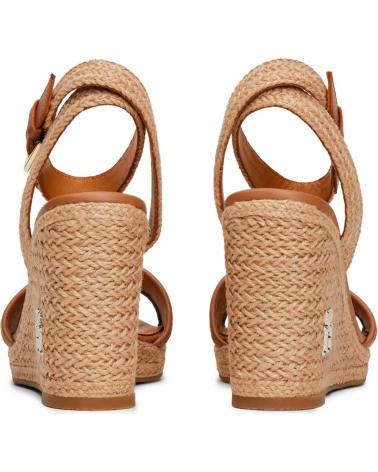 Sandálias de Mulher TOMMY HILFIGER SANDALIAS ETH ROPE HIGH WEDGE SANDAL BEIGE