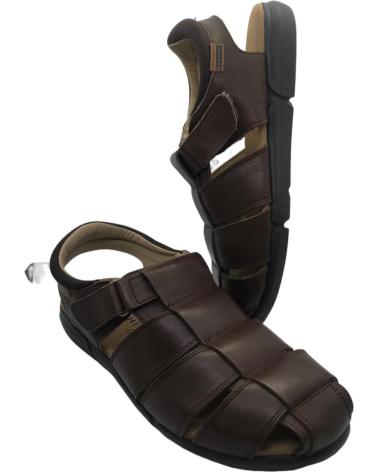 Man Sandals BAERCHI SANDALIA PIEL HOMBRE 8402 2002 MARRON