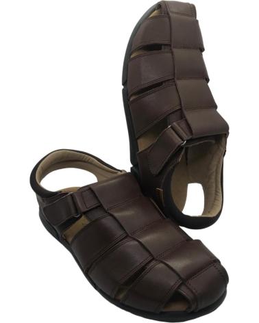 Man Sandals BAERCHI SANDALIA PIEL HOMBRE 8402 2002 MARRON