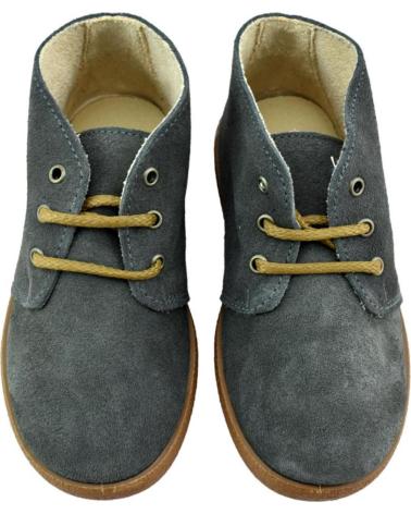 Botines de Niña y Niño BATILAS BOTA DE PIEL DE SERRAJE CON PISO DE GOMA 847796 GRIS