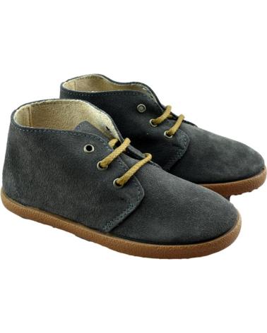 Botines de Niña y Niño BATILAS BOTA DE PIEL DE SERRAJE CON PISO DE GOMA 847796 GRIS