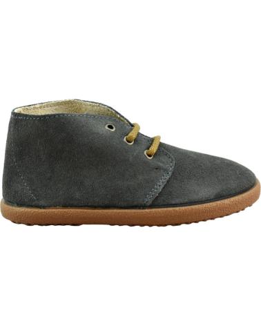 Botines de Niña y Niño BATILAS BOTA DE PIEL DE SERRAJE CON PISO DE GOMA 847796 GRIS