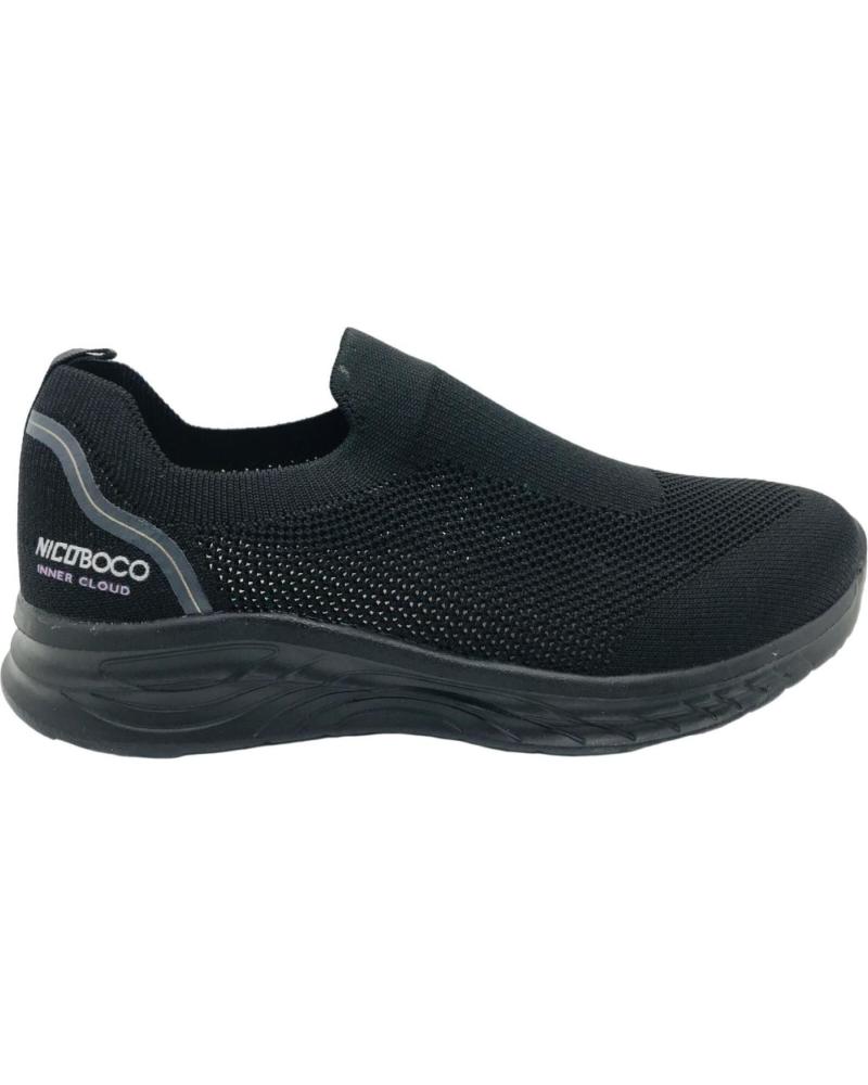 Sportif-De-Mujer-NICOBOCO-ZAPATILLA-CONFORT-MUJER-LOAFER-W-40-419-NEGRO
