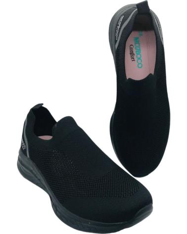 Sportif-De-Mujer-NICOBOCO-ZAPATILLA-CONFORT-MUJER-LOAFER-W-40-419-NEGRO