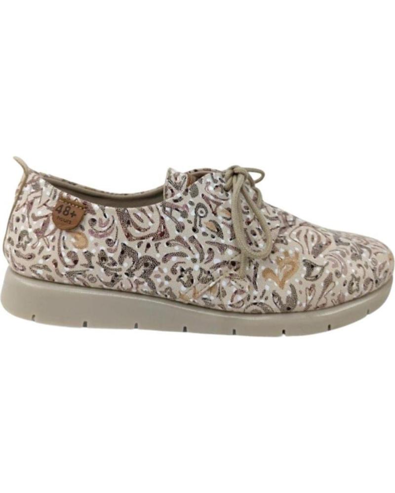 Zapatos de Mujer 48 HORAS ZAPATOS BLUCCHER 48HORAS COPELLX 410801 BEIGE