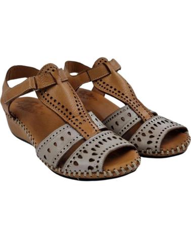 Sandalias de Mujer 48 HORAS SANDALIAS CUNA 48HORAS CUERO-TIERRA 414003 BRANDY