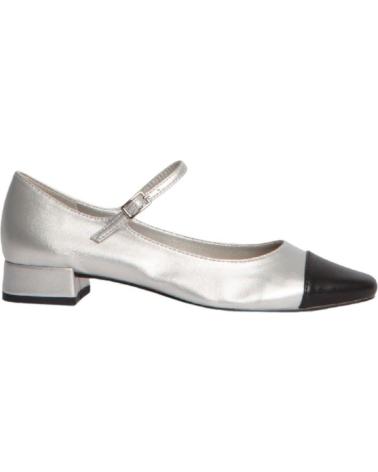 Bailarinas de Mujer CORINA MERCEDITAS Y BAILARINAS MARY JEAN -NEGRO M4121 PLATA