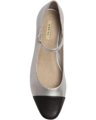 Ballerinas für Damen CORINA MERCEDITAS Y BAILARINAS MARY JEAN -NEGRO M4121 PLATA