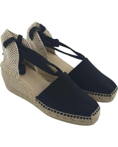 Sandalias de Mujer SEVILLAS ALPARGATAS CUNA ANSER VARIOS 509 NEGRO