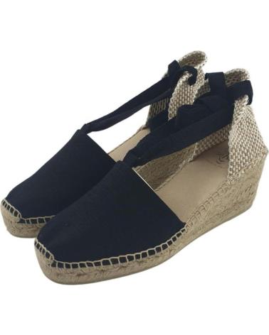 Sandalias de Mujer SEVILLAS ALPARGATAS CUNA ANSER VARIOS 509 NEGRO