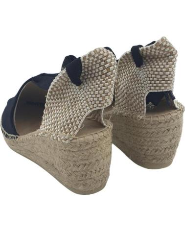 Sandalias de Mujer SEVILLAS ALPARGATAS CUNA ANSER VARIOS 509 NEGRO