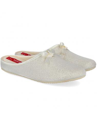 Pantufas de Mulher BUBBLE BOBBLE 37664 ZAPATILLAS DE CASA DESTALONADAS PLATA