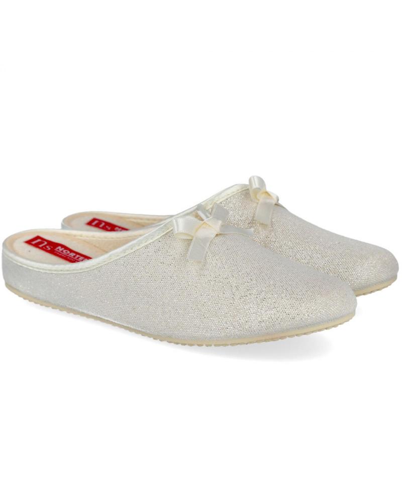 Pantufas de Mulher BUBBLE BOBBLE 37664 ZAPATILLAS DE CASA DESTALONADAS PLATA