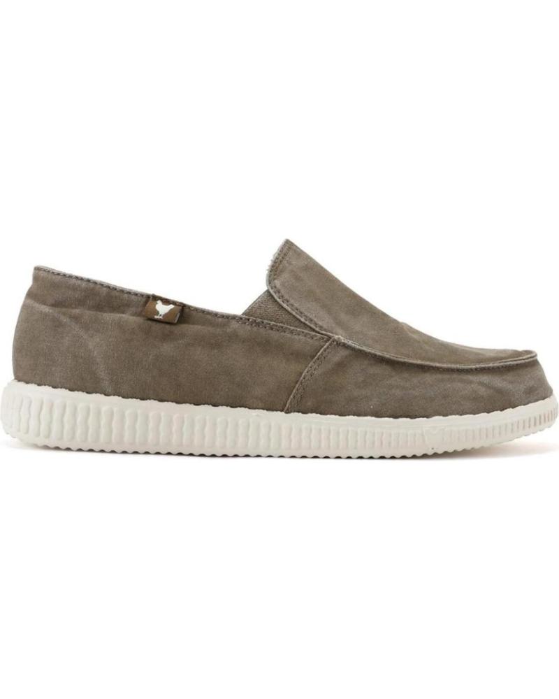 Zapatos de Hombre WALK IN PITAS WP150-SLIP ON CANVAS TAUPE