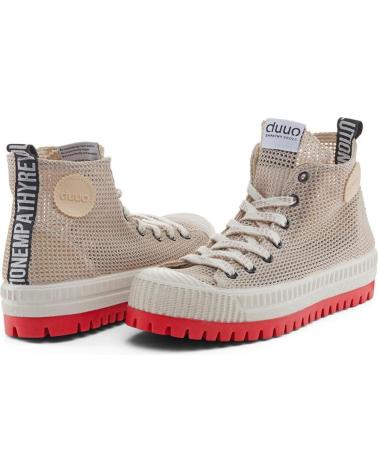 Deportivas de Mujer DUUO ZAPATILLAS--COL PLUS NET 020-D383420 BEIGE