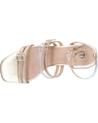 Sandalias de Mujer EXE KATY-237 METALLIC GOLD SILVER