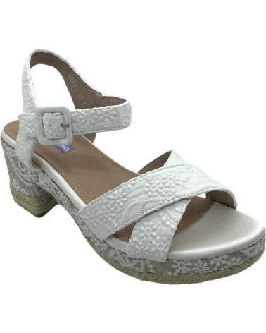 Sandalias de Mujer MANDARINA CUNAS NOVIA NELCY BLANCO