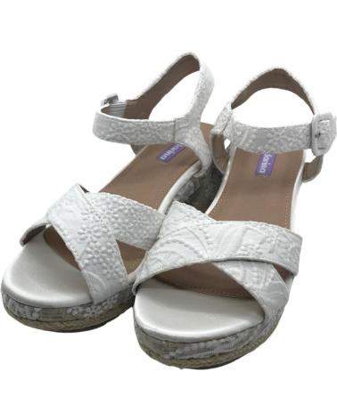 Sandalias de Mujer MANDARINA CUNAS NOVIA NELCY BLANCO