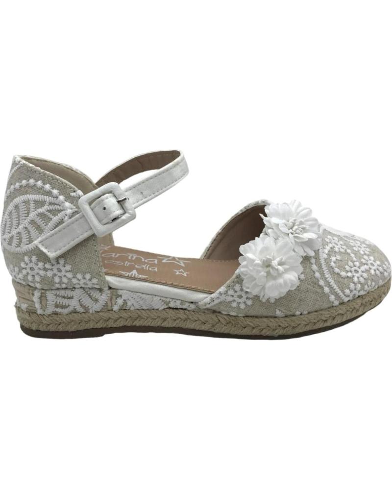 Sandalias-De-Niña-MANDARINA-ESPARTENAS-NINA-CEREMONIA-CHANEL-BLANCO