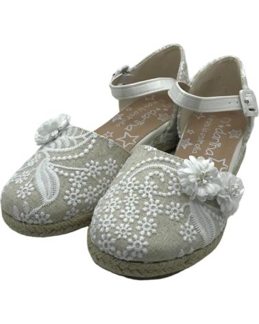 Sandalias-De-Niña-MANDARINA-ESPARTENAS-NINA-CEREMONIA-CHANEL-BLANCO
