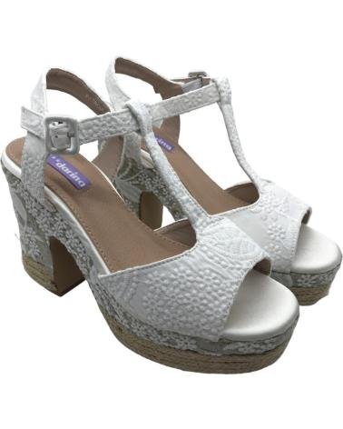 Sandalen für Damen MANDARINA CUNAS NOVIA PATRICIA BLANCO