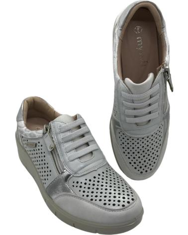 Deportivas de Mujer MYSOFT ZAPATO CONFORT MUJER 24M206 BLANCO