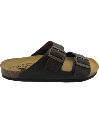 Sandalias de Hombre plakton CHANCLA PIEL BIO HOMBRE 175857 448-X MARRON