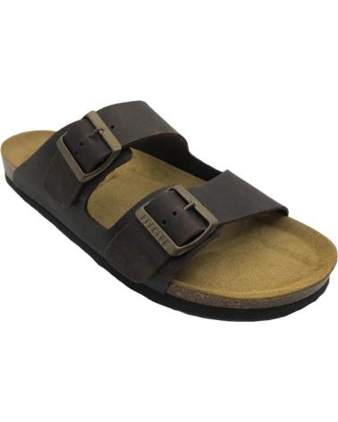 Sandalias de Hombre plakton CHANCLA PIEL BIO HOMBRE 175857 448-X MARRON
