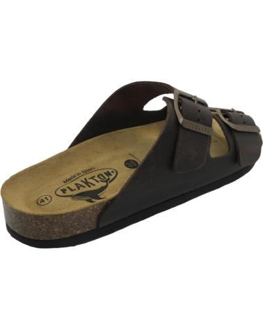 Sandalias de Hombre plakton CHANCLA PIEL BIO HOMBRE 175857 448-X MARRON