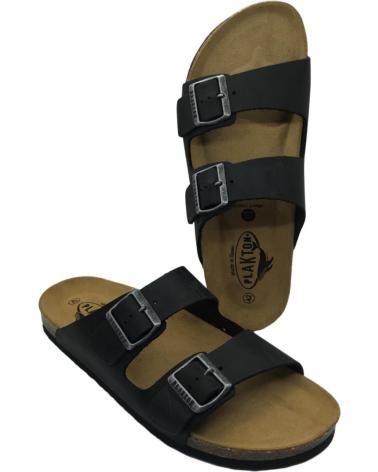 Sandales pour Homme PLAKTON CHANCLA BIO PIEL HOMBRE 175857 NEGRO