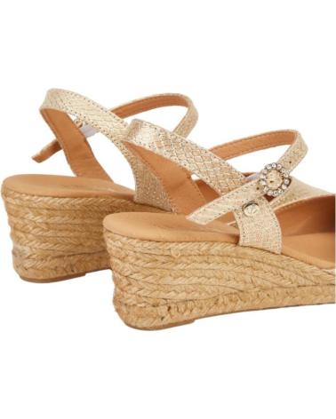 Sandalen für Damen LA VALETA ALPARGATAS ORO
