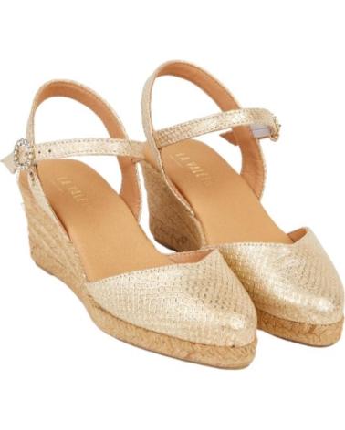 Sandalen für Damen LA VALETA ALPARGATAS ORO