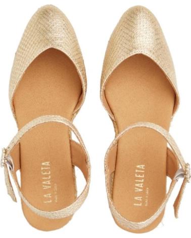 Sandalen für Damen LA VALETA ALPARGATAS ORO
