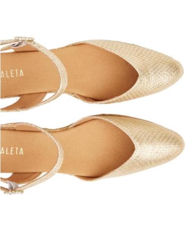 Sandalen für Damen LA VALETA ALPARGATAS ORO