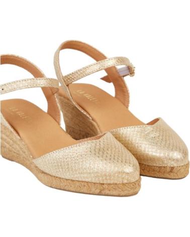 Sandalen für Damen LA VALETA ALPARGATAS ORO