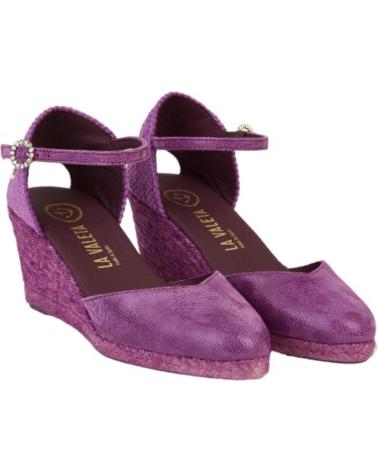 Sandalias de Mujer LA VALETA ALPARGATAS MORADAS MORADO